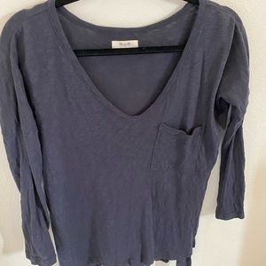 3/4 sleeves madewell top